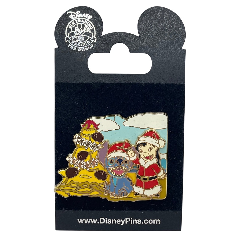 Disney‎ Pin Trading 2006 Lilo and Stitch Christmas Santa Sandcastle Holiday Pin